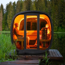 Load image into Gallery viewer, Auris Two Luxury Outdoor Cedar Sauna