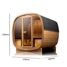 Load image into Gallery viewer, Auris Two Luxury Outdoor Cedar Sauna